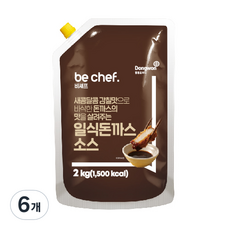 비셰프 일식돈까스소스, 2kg, 6개