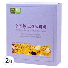 유가원 유기농 그래놀라바, 100g, 2개