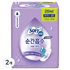 쏘피 에일 순간흡수 요실금 라이너 일반, 38개입, 2개