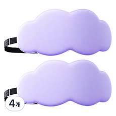 正月市集 雲朵睡眠眼罩 紫色, 1入, 4個