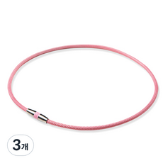 phiten 銀谷 磁性機能性項鍊 粉色 45cm, 3個
