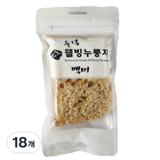 들녘 웰빙 백미 누룽지, 80g, 18개