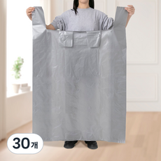 코멧 대용량 이사 비닐봉투 그레이, 30개, 240L