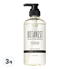 보타니스트 보타니컬 샴푸 모이스트 살구 자스민향, 460ml, 3개