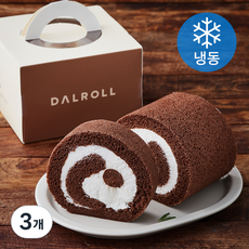 달롤 가나슈 달미롤 케이크 하프 (냉동), 145g, 3개