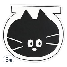 아이코닉 논슬립 두들 마우스패드, 5개, 02 FISH BOWL