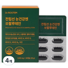 닥터루템 전립선 눈건강엔 쏘팔루테인, 30정, 4개