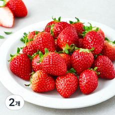 스윗볼 GAP 인증 담양 딸기 상, 600g, 2개