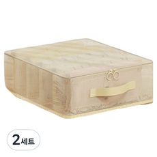 Rediello 可折疊通風換季衣物收納箱 5格, 2套, 單一顏色