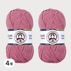 DIKTAS Madame Cotton棉質混紡毛線 2入, 8. 玫瑰, 4個