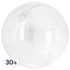 파티쇼 PVC 투명 버블 풍선 일반 45cm, 30개