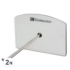 Homecoco 摩登經典簡約一字型衛生紙架, 白色, 2個