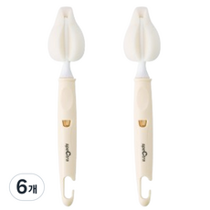 스펙트라 스펀지 젖꼭지솔, 6개, 바닐라