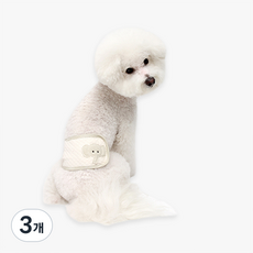 이츠독 강아지 코끼리 매너벨트 올리브, 중형, 1개입, 3개