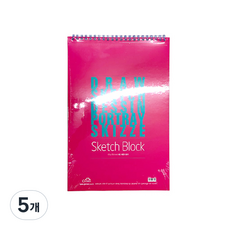 스케치블록 크로키북, A3, 5개