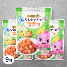 풍산김치 맛있는 어린이 깍두기, 300g, 9개