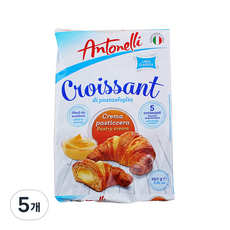 안토넬리 페이스트리 크림 크로아상 5p, 5개, 250g
