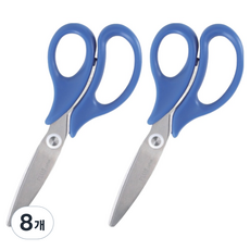 플러스 스쿨 가위 SC-145P, 블루, 8개
