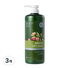 포레스트스토리 아르간 CPT 약산성 헤어팩, 1L, 3개