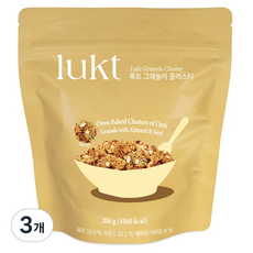 lukt 格蘭諾拉麥片 集合, 200g, 3個
