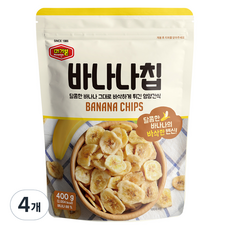 Murgerbon 香蕉脆片, 4個, 400g