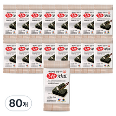 내포천애 365 광천김 재래도시락김, 3.65g, 80개