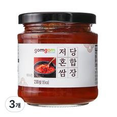 gomgom GomGom低糖混合包飯醬, 230g, 3個