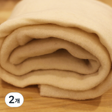 마이펫돌 니들 펠트 원단 아이보리 90 x 90 cm 300g, 2개