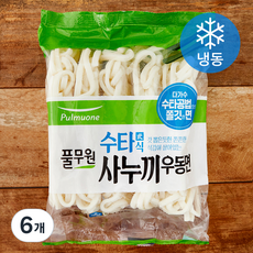 풀무원 수타식 사누끼 우동면 5인분 (냉동), 1.15kg, 6개