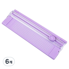 온업 컬러 종이 커터, 퍼플, 6개