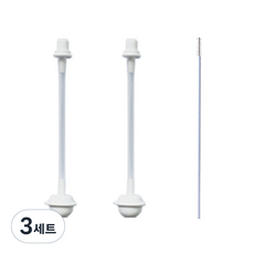 VANADA 重力球吸管 2入+吸管清潔刷組, 單色(180ml容器適用), 3組