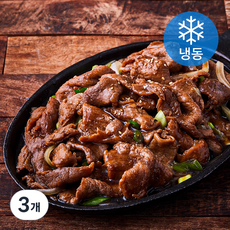설야멱적 제주 돼지 간장 불고기 (냉동), 400g, 3개