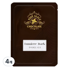 파베글라스 루미에르 컴파운드 코인 코팅 다크초콜릿, 1kg, 4개
