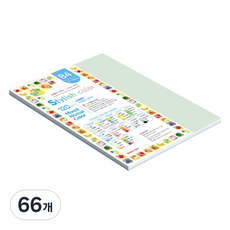 종이문화 스타일리쉬 얇은 혼합색지 120g 06 SN Blue Tone, B4, 66개