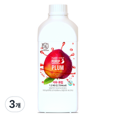 더블데이 자두 퓨럽 에이드 원액, 1.2kg, 3개