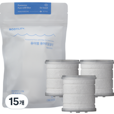 퓨어썸 리필필터 여행용 베이직, 15개, 무향