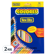 Luna Green多色蠟筆 2層 20*13cm, 36色, 2套