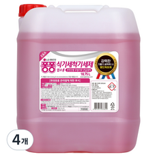 퐁퐁 업소용 식기세척기 세제, 18.75L, 4개