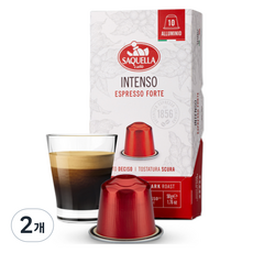 사켈라 네스프레소 호환 인텐소 캡슐커피, 5g, 10개입, 2개