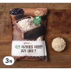 곰곰 국산 서리태를 사용한 귀리쉐이크, 1.2kg, 3개