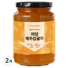 CHOLOCWON 低糖濟州柑橘茶, 2個, 1入, 530g