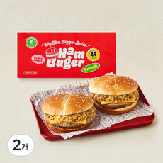 그린래빗 치즈버거 2개입, 324g, 2개