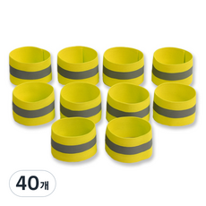 Tiss 自行車夜光帶, 40個, 黃色