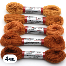 조이십자수 애플톤 울사 5종 세트, 4세트, 475, 476, 477, 478, 479