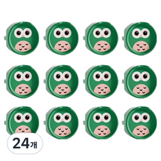 貓頭鷹插座安全蓋, 綠色, 24個