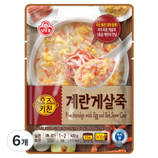 오즈키친 계란게살죽, 6개, 420g