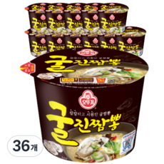 오뚜기 굴진짬뽕 용기 컵라면 110g, 36개