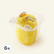 에스앤더블유 통파인애플, 540g, 6개