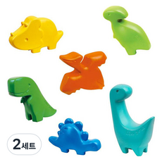 haku yoka 手指蠟筆恐龍組, 6色, 2套