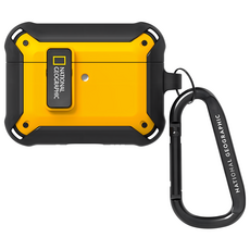 NATIONAL GEOGRAPHIC 國家地理 卡扣式耳機殼, 黃色, 1個, AirPodsPro 3